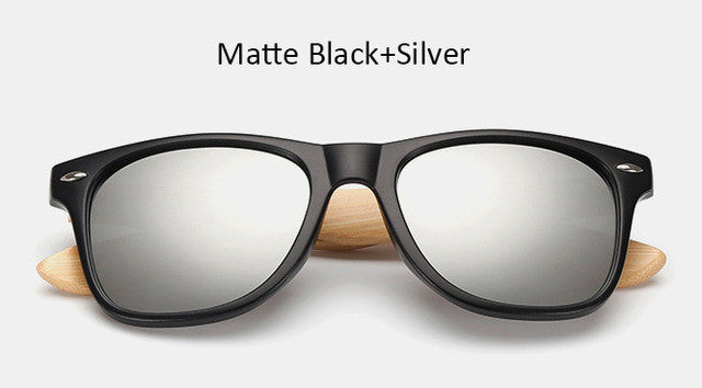 Original Wooden Sunglasses Fashion Men Women Mirror Sun Glasses Vintage Bamboo Sunglasses Wood Eyewear For Myopia Oculos UV400