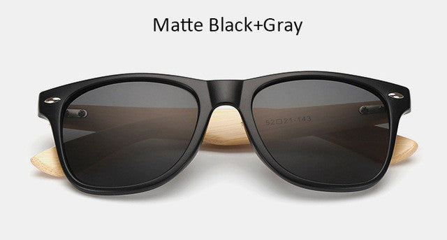 Original Wooden Sunglasses Fashion Men Women Mirror Sun Glasses Vintage Bamboo Sunglasses Wood Eyewear For Myopia Oculos UV400