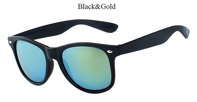 Classic Brand Retro Rivet Sunglasses Fashion Unisex Women Men Square Mirror Sun Glasses For Male Female Oculos UV400