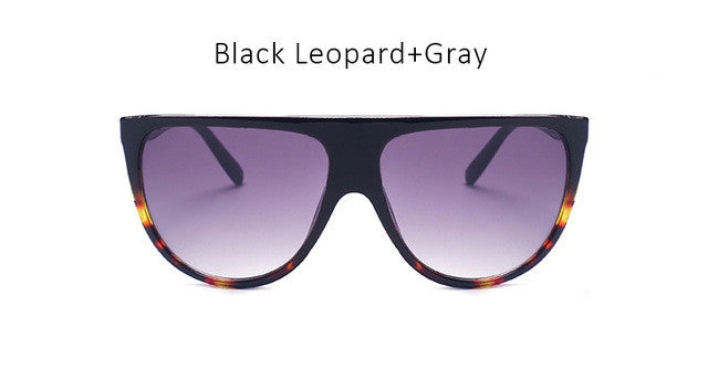 New Fashion Flat Top Goggle Sunglasses Women Vintage Brand Designer Sun Glasses
