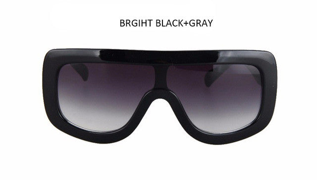 2017 New Women Sunglasses Fashion Vintage Unique Oversized Sun Glasses Shades Gradient Sunglasses For Female Oculos UV400