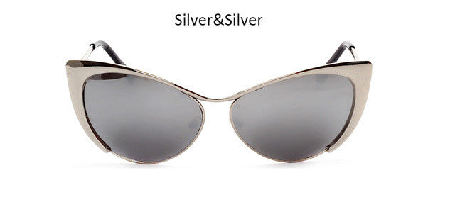 Classic Cat Eye Sunglasses For Women Mirror Sun Glasses Fashion Female Sunglasses