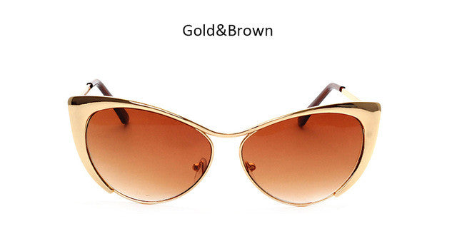 Classic Cat Eye Sunglasses For Women Mirror Sun Glasses Fashion Female Sunglasses