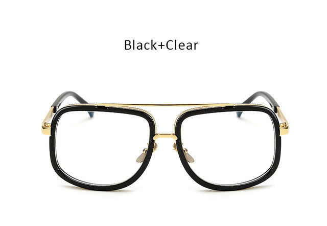 Men Fashion Square Sunglasses Women Superstar Brand Designer Trendy Celebrity Mirrored Sun Glasses Male Female Eyewear