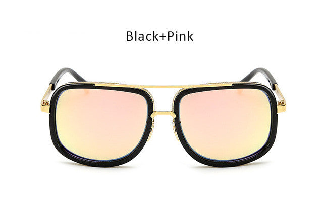 Men Fashion Square Sunglasses Women Superstar Brand Designer Trendy Celebrity Mirrored Sun Glasses Male Female Eyewear