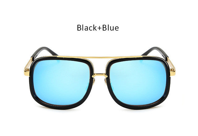Men Fashion Square Sunglasses Women Superstar Brand Designer Trendy Celebrity Mirrored Sun Glasses Male Female Eyewear
