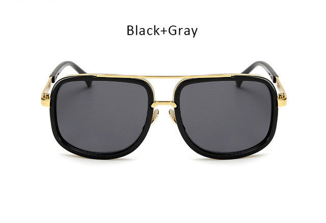 Men Fashion Square Sunglasses Women Superstar Brand Designer Trendy Celebrity Mirrored Sun Glasses Male Female Eyewear