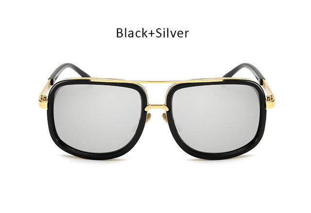 Men Fashion Square Sunglasses Women Superstar Brand Designer Trendy Celebrity Mirrored Sun Glasses Male Female Eyewear