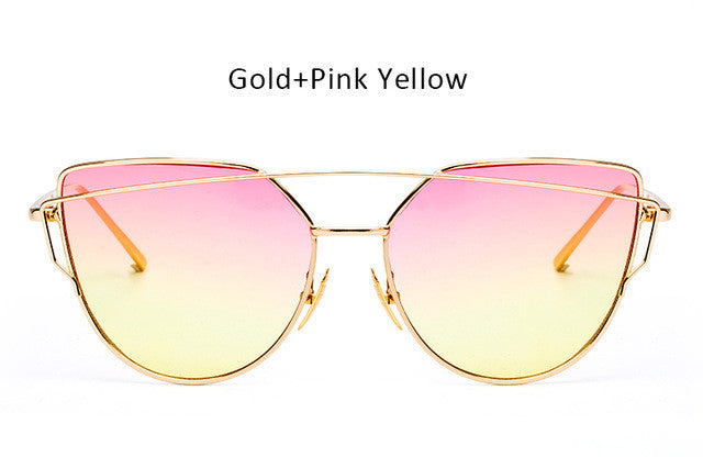 Fashion Ladies Ocean Cat Eye Sunglasses Women Clear Lens Optical Cateye Glasses Frame For Female Eyeglasses