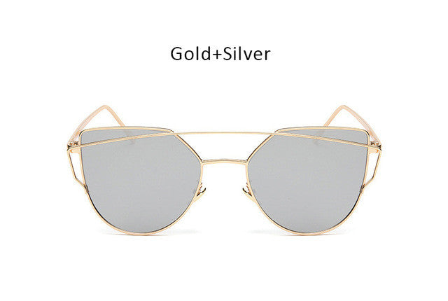 Fashion Ladies Ocean Cat Eye Sunglasses Women Clear Lens Optical Cateye Glasses Frame For Female Eyeglasses