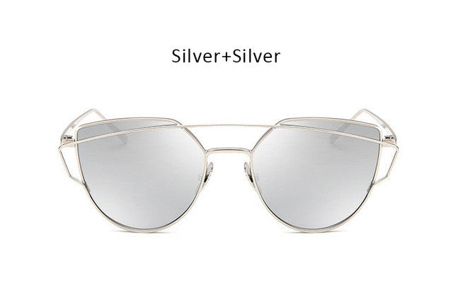 Fashion Ladies Ocean Cat Eye Sunglasses Women Clear Lens Optical Cateye Glasses Frame For Female Eyeglasses