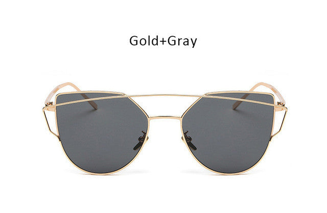 Fashion Ladies Ocean Cat Eye Sunglasses Women Clear Lens Optical Cateye Glasses Frame For Female Eyeglasses