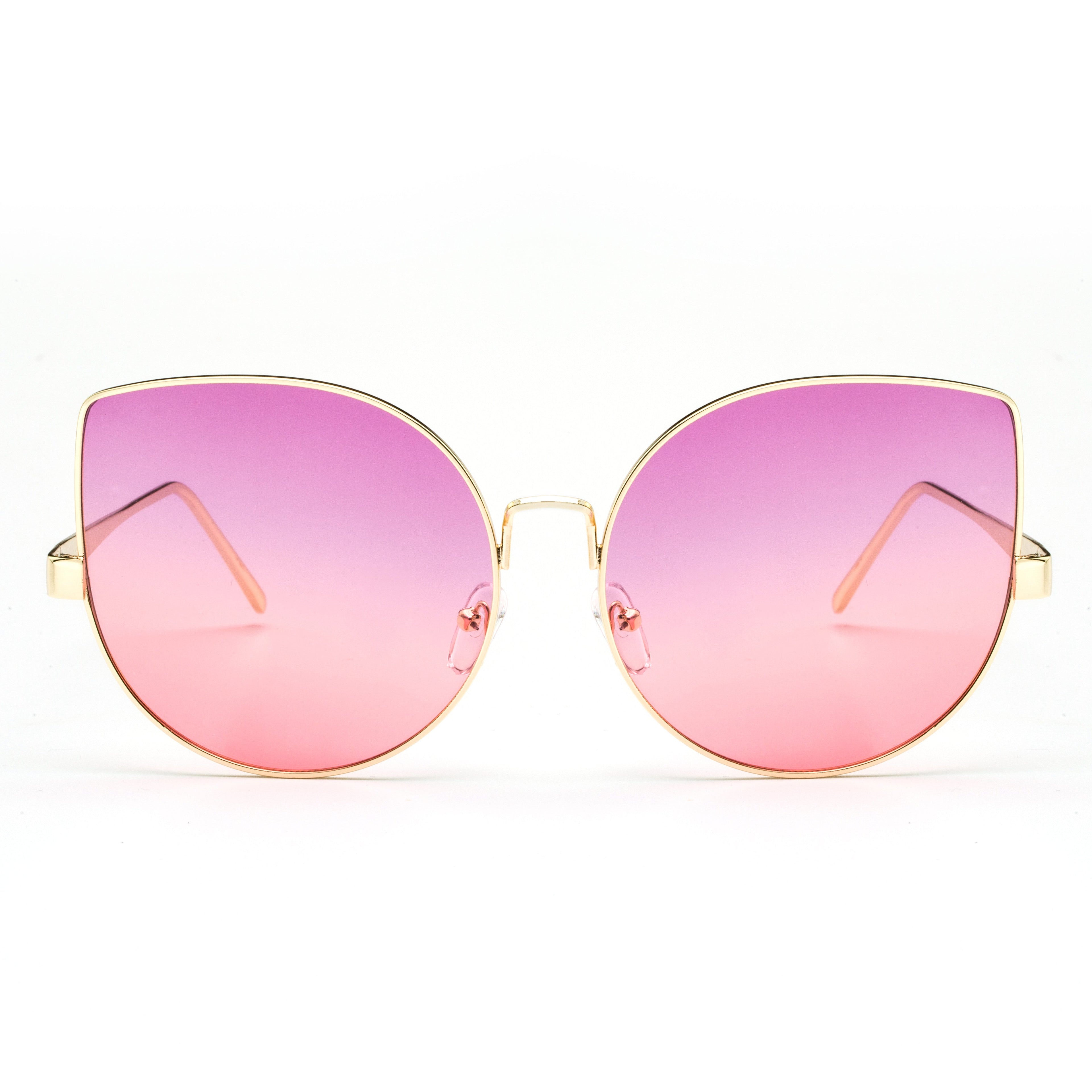 New Oversized Cat Eye Sunglasses Women Big Size Sun Glasses Fashion Brand Designer For Female Ladies